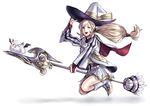  alternate_costume bad_id bad_pixiv_id bat_wings bird blonde_hair boots cape feh_(fire_emblem_heroes) fire_emblem fire_emblem_heroes halloween_costume hat long_hair low-tied_long_hair low_ponytail open_mouth owl polearm sharena simple_background spear teeth wah_(tomentombo) weapon white_background wings witch_hat 
