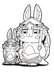  bkub duo lagomorph made_in_abyss mammal nanachi rabbit 