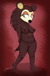  animal_crossing anthro areola breasts brown_fur female freckles fur half-closed_eyes hedgehog looking_down mammal monohors3 navel nintendo nipples nude pussy sable_able slightly_chubby solo standing video_games 