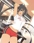  1girl black_hair homura_(senran_kagura) senran_kagura solo 