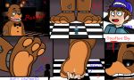  bear feet five_nights_at_freddy&#039;s five_nights_at_freddy&#039;s_2 macro mammal micro pornography soles video_games withered_freddy_(fnaf) 