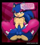  &lt;3 &lt;3_eyes absurd_res anal anthro anus balls big_balls big_butt blue_balls butt clothed clothing crossdressing damian_hodge girly hedgehog hi_res looking_pleasured lube male male/male mammal presenting presenting_anus presenting_hindquarters solo sonic_(series) sonic_the_hedgehog text wide_hips 