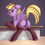  &lt;3 &lt;3_eyes 2016 animal_genitalia animal_pussy anus bent_over blonde_hair blush butt clitoral_winking clitoris clothing cutie_mark darkened_genitals dock equine equine_pussy erect_nipples fan_character feathered_wings feathers female feral hair hi_res hooves horse kit-bash legwear looking_back mammal my_little_pony nipples open_mouth pegasus pink_eyes pony presenting presenting_anus presenting_pussy presenting_teats pussy pussy_juice raised_tail rear_view solo spread_legs spreading teats tongue tongue_out urethra wet_paint_(character) wings 