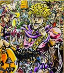  boingo cosplay cream_(stand) daniel_d'arby demon_horns dio_brando frankenstein's_monster frankenstein's_monster_(cosplay) highres horns jojo_no_kimyou_na_bouken mariah mummy n'doul official_style oingo pet_shop stardust_crusaders terence_trent_d'arby vampire vanilla_ice witch 