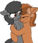  2017 alpha_channel duo equine eyes_closed freckles hair hi_res horn hug mammal my_little_pony pegasus sign_(character) simple_background smile transparent_background unicorn wings zippysqrl 