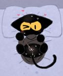  &lt;3 2017 blush cat feline female halloween holidays magic mammal mizo_ne momo_(google) pussy solo sweat wand yellow_eyes 