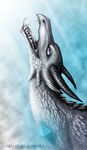  alaiaorax ambiguous_gender blue_eyes digital_media_(artwork) dragon feral grey_skin horn long_mouth solo spines 