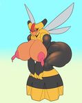  ber00 big_breasts big_butt breasts butt female honey huge_breasts lactating nintendo nipples pink_nipples pok&eacute;mon pok&eacute;mon_(species) solo vespiquen video_games 