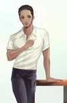  bad_id bad_pixiv_id beard black_eyes cigarette dark_skin dark_skinned_male facial_hair holding holding_cigarette kevin_(moonlight) male_focus matsu_(bandan) moonlight_(movie) solo 