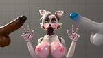  3d_(artwork) animatronic anthro areola balls big_breasts big_penis bonnie_(fnaf) bow breasts canine digital_media_(artwork) erection female five_nights_at_freddy&#039;s five_nights_at_freddy&#039;s_2 fox freddy_(fnaf) hi_res humanoid_penis imminent_sex kitsune_no_kurayami machine male mammal mangle_(fnaf) nipples penis robot source_filmmaker tongue video_games 