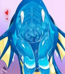  &lt;3 dragon ear_fins eyes_closed fangs feral fin imminent_vore memento~mori mouth_shot open_mouth saliva scalie tongue umiriko vore 