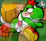  ! &lt;3 all_fours anthro anthro_on_anthro balls black_eyes blush clothed clothing cum cum_in_ass cum_inside cum_on_balls cum_on_penis cum_pool doggystyle enigi09 faceless_male from_behind_position green_scales green_yoshi hair koopa_troopa looking_back male male/male mario_bros mostly_nude motion_lines nintendo paper_mario penis pink_penis red_footwear red_hair reptile rough_sex scales scalie sex solo_focus tears the_great_gonzales_jr topless turtle video_games white_balls white_scales yellow_footwear yellow_scales yoshi 