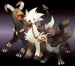  3_toes canine feral furfrou group houndoom kantarou mammal mightyena nintendo pok&eacute;mon pok&eacute;mon_(species) simple_background toes video_games 