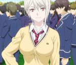  1girl looking_at_viewer nakiri_alice red_eyes screencap shokugeki_no_souma stitched 