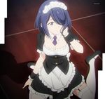  1girl maid medium_breasts murata_izumi screencap stitched twocar 