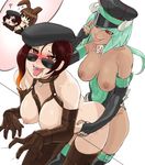  3girls ass bent_over breasts clothed_sex coco_adel dark_skin doggystyle emerald_sustrai femdom multiple_girls naughty_face nipples rwby sex sinccubi smile thought_bubble underwear velvet_scarlatina 