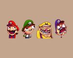  awesome_face luigi mario mario_(series) meme multiple_boys nintendo rage_face super_mario_bros. troll_face waluigi wario 