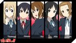  akiyama_mio black_eyes black_hair blonde_hair blue_eyes brown_eyes brown_hair column_lineup face hirasawa_yui ikari_manatsu k-on! kotobuki_tsumugi long_hair multiple_girls nakano_azusa psp_wallpaper school_uniform short_hair tainaka_ritsu wallpaper 