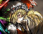  blonde_hair daro flandre_scarlet sketch solo tears touhou 