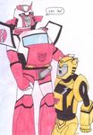  bumblebee ratchet tagme transformers transformers_animated 