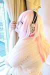  1girl asian cosplay fat headphones luu_(cosplayer) nitroplus photo pink_hair solo super_sonico super_sonico_(cosplay) 