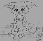  chest_tuft crossgender enster_(artist) female female_focus fur gnar_(lol) grass grin group happy league_of_legends lulu lulu_(lol) markings monochrome pawpads paws presenting pussy riot_games sketch smile solo_focus teemo_(lol) tuft video_games 