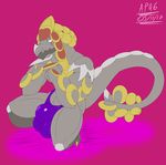  2017 angrypotato96 anthro balls big_balls bulge claws clothing digital_media_(artwork) dragon hi_res kommo-o male muscular nintendo pok&eacute;mon pok&eacute;mon_(species) scales scalie scar solo speedo swimsuit video_games 