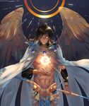  fate/prototype:_fragments_of_blue_and_silver male puff rider_(fate/prototype_fragments) wings 
