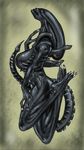  alien alien_(franchise) alien_girl aliengirl breasts butt feet female footfetish lips monster monster_girl_(genre) nipples nude smile solo teeth xenomorph 