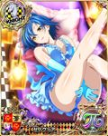  artist_request blue_gloves blue_hair breasts card_(medium) character_name chess_piece covered_nipples elbow_gloves gloves green_hair high_school_dxd high_school_dxd_pi knight_(chess) large_breasts multicolored_hair official_art pillow short_hair streaked_hair trading_card two-tone_hair xenovia_quarta yellow_eyes 