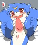  &lt;3 2019 anus blush cub digimon digimon_(species) invalid_tag looking_at_viewer male moki penis presenting solo spread_slit veemon young 