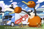  2015 doduo downscaled md5_mismatch official_art pokemon pokemon_(creature) pokemon_(game) pokemon_trading_card_game resized saitou_naoki trading_card watermark 