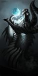  ashesdrawn black_scales digital_media_(artwork) dragon horn open_mouth scales solo teeth tongue 
