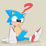  ? anthro balls blush clothing erection footwear hedgehog humanoid_penis male mammal meatshaq mostly_nude penis precum shoes signature sitting solo sonic_(series) sonic_the_hedgehog sweat uncut 