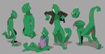  2017 animal_genitalia anthro chameleon clothed clothing erection flookz genital_slit hi_res jacket leon_powalski lizard male nintendo nude penis reptile scalie slit smile solo standing star_fox tongue tongue_out video_games 