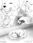  canine comic feral mammal open_mouth oral_vore s2-freak swallowing vore wolf 