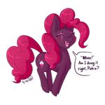  blush broken_horn cutie_mark dialogue dsp2003 english_text equine eye_scar female friendship_is_magic horn mammal my_little_pony my_little_pony_the_movie pinkie_pie_(mlp) scar tempest_shadow_(mlp) text unicorn 