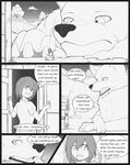  canine comic dialogue female feral human macro mammal s2-freak text wolf 