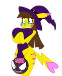  2017 anthro anthrofied big_breasts blush bottomless breasts clothed clothing female halloween hat holidays huge_breasts jrvanesbroek looking_at_viewer magic_user mammal nintendo nipple_bulge nipples pikachu pok&eacute;mon pok&eacute;mon_(species) rodent solo video_games witch witch_hat zika 