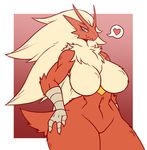  &lt;3 2017 anthro avian big_breasts blaziken breasts female fur looking_at_viewer nintendo nude pok&eacute;mon pok&eacute;mon_(species) rakkuguy solo video_games 