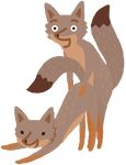  ambiguous_gender ass_up brown_fur canine crusierpl facebook_fox fox fur male male/ambiguous mammal open_mouth sex tan_fur 
