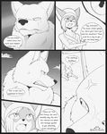  anthro canine comic dialogue female feral fox macro male mammal s2-freak sibling text wolf 