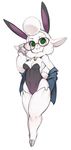  anthro blush breasts bunny_costume caprine cleavage clothed clothing costume dawn_bellwether disney eyewear fake_bunny_ears female glasses green_eyes looking_at_viewer mammal sheep slugbox solo wide_hips zootopia 