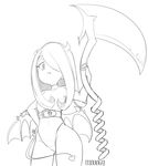  1girl little_witch_academia scythe solo sucy_manbavaran 