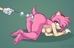  2017 amy_rose anal anal_beads anal_masturbation anal_penetration anthro anus blush breasts butt digital_media_(artwork) feet female fur hedgehog mammal masturbation nipples nude penetration pussy pussy_juice sex_toy simple_background sonic_(series) spoonsh toes video_games 