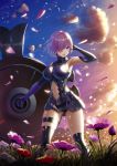  armor fate/grand_order garter heels mash_kyrielight tagme thighhighs weapon 