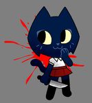  black_fur cat feline fur gaturo mammal marie_(gaturo) 