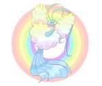  2017 alpha_channel altaria digital_drawing_(artwork) digital_media_(artwork) fluffy flying hi_res kalos-pikachu nintendo pok&eacute;mon pok&eacute;mon_(species) rainbow simple_background solo transparent_background video_games white_cheeks 