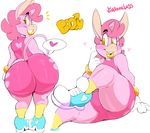  &lt;3 2017 absurd_res anthro big_butt boon_(vimhomeless) bulge butt clothing equine eyelashes footwear girly gloves hair hi_res horn huge_butt lipstick makeup male mammal pants shoes simple_background solo thick_thighs torn_clothing unicorn vimhomeless voluptuous wide_hips 