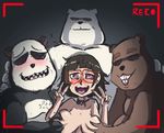  cartoon_network chloe_park grizzly_(wbb) human ice_bear mammal panda_(wbb) raicosama_(artist) we_bare_bears 